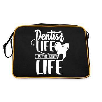 Dentiste professionnel Dentaire Dentaire dentaire dentaire - Sac Retro - noir/or - Dos