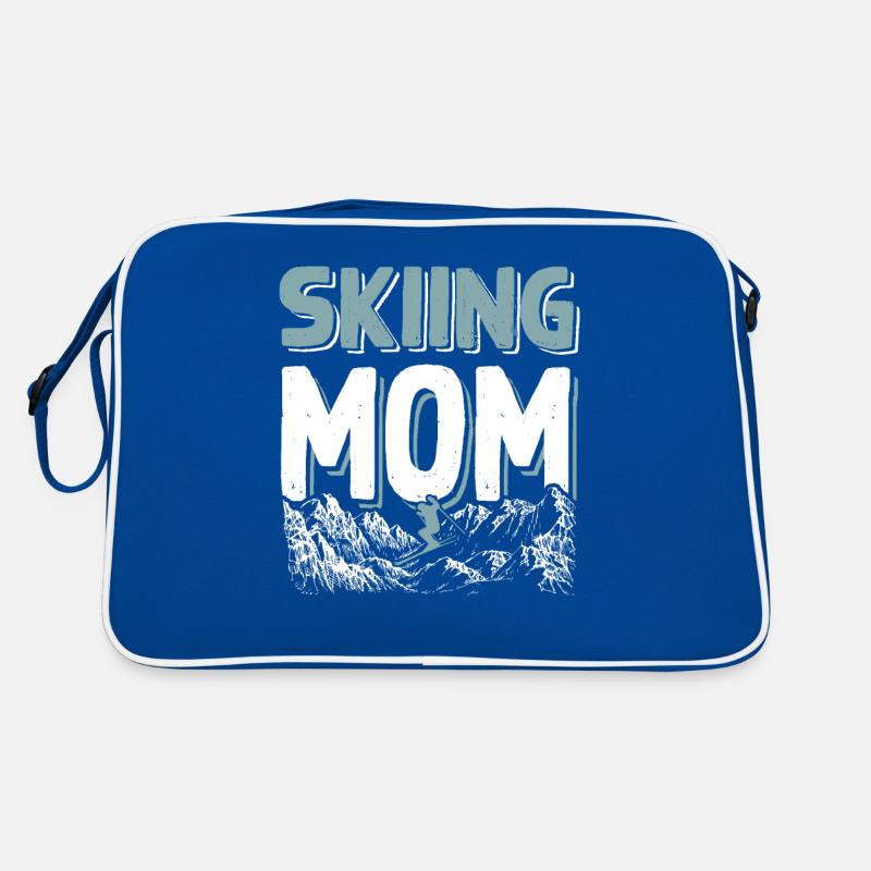 mama mom ski Retro Tasche