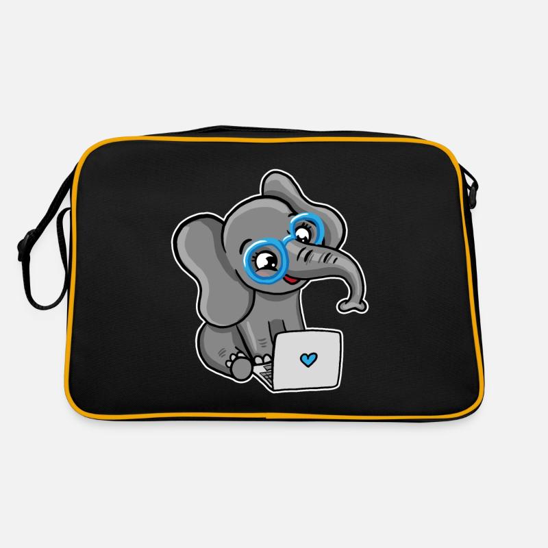 Geek Elephant Retro Bag
