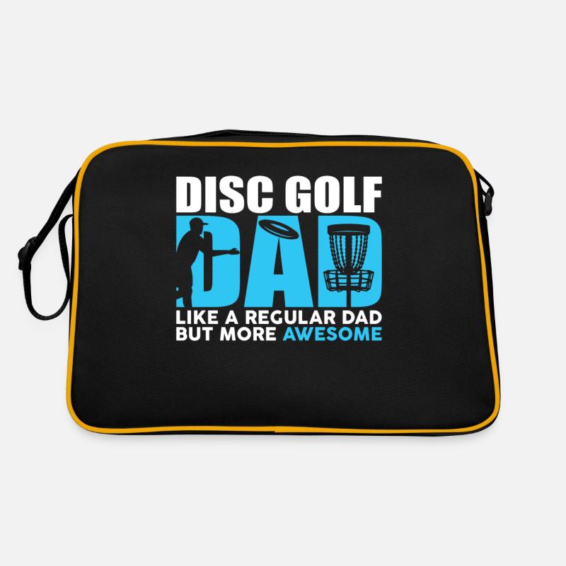 Disc Golf Dad Like A Regular Dad But More Awesome Sac Retro