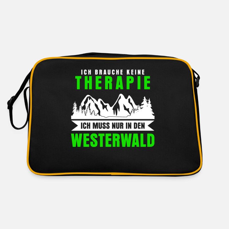 Westerwald Westerwälder Spruch lustig Retro Tasche