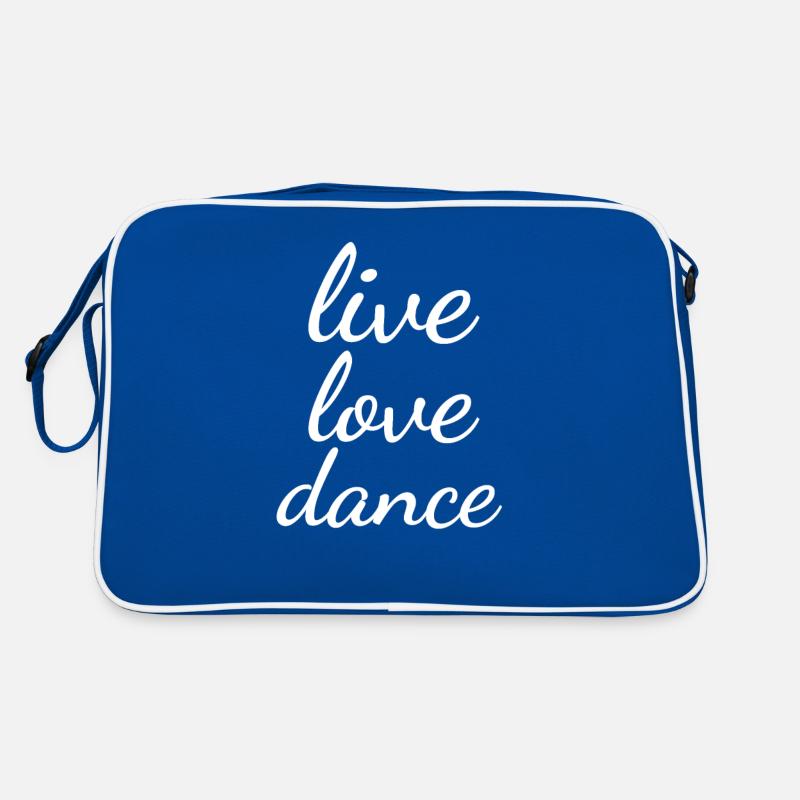 Live Love Dance Saying Dancing Dancer Retro Bag