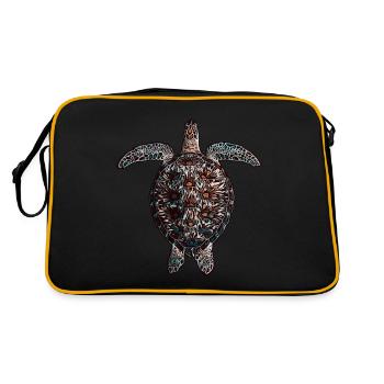Tortue motif animal animal motif animal - Sac Retro - noir/or - Dos