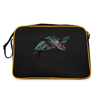 Tortue motif animal animal motif animal - Sac Retro - noir/or - Dos
