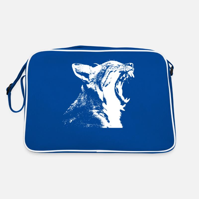 Lynx Wildcat Motif Retro Bag