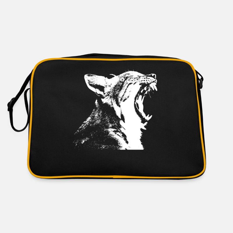 Lynx Chat sauvage motif Sac Retro