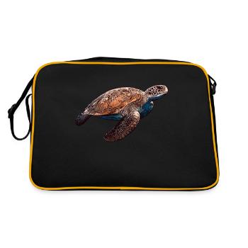 Tortue motif animal animal motif animal - Sac Retro - noir/or - Dos
