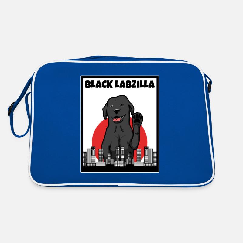 Schwarz labzilla | Funny Lab Labrador Retriever Sac Retro