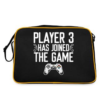 Player 3 Has Joined The Game Bodysuit - Retro Bag - black/gold - Back