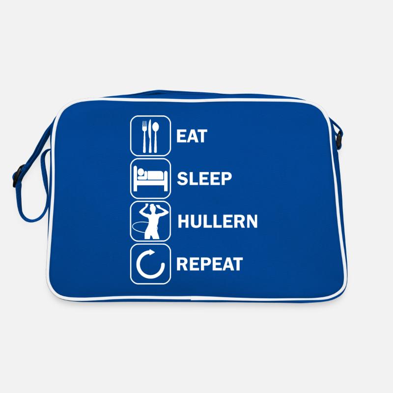 Eat Sleeping Hullers Hoop Retro Bag