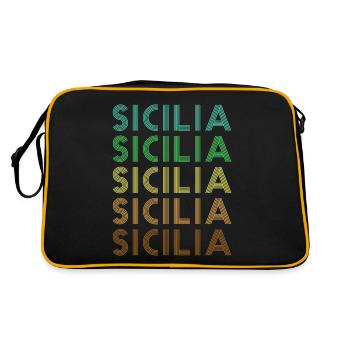 Sicile Retro Sicilia - Sac Retro - noir/or - Dos