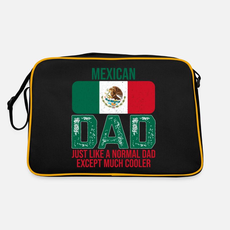 Mexican Dad Mexico flag for Father's Day Retro Bag