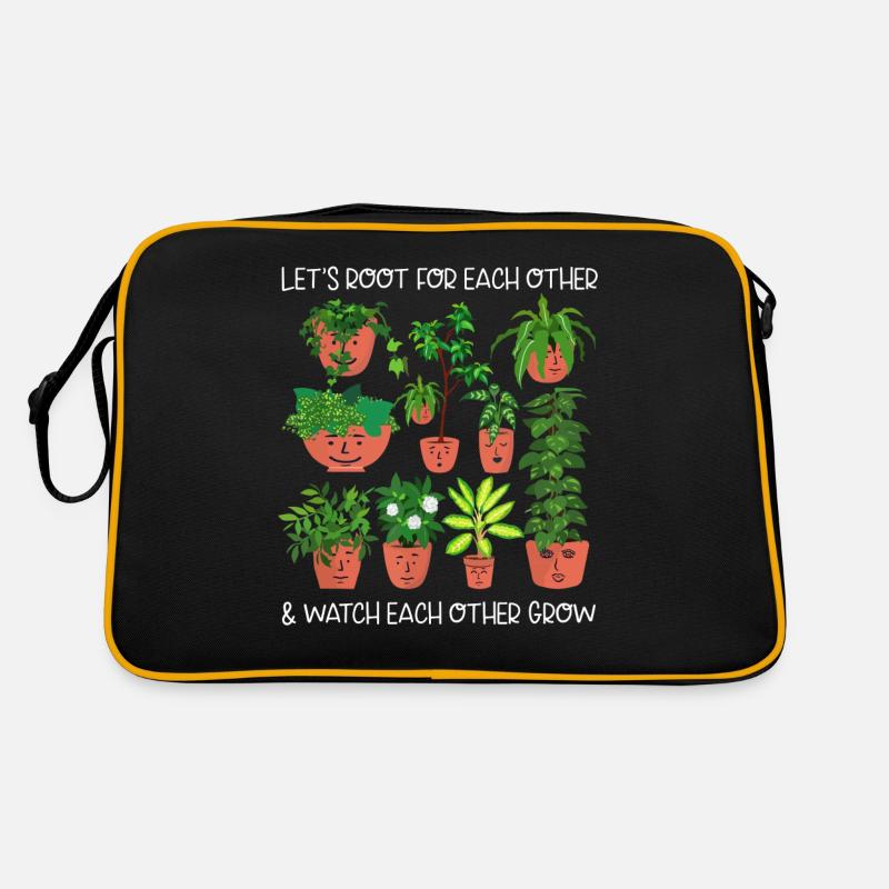 Let's Root For Each Other & Watch Each Other Grow Retro Bag