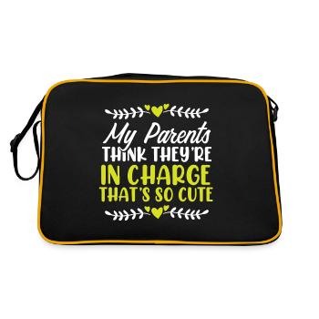 parents bébé - Sac Retro - noir/or - Dos