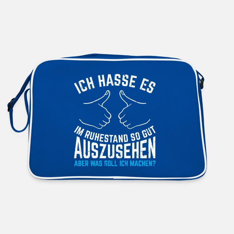 Ruhestand Rente Pension Geburtstag Geschenk Idee Retro Tasche