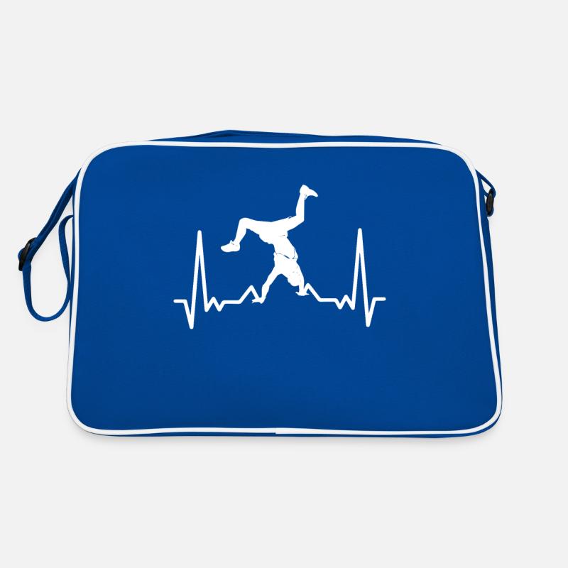 Breakdance Herzschlag Breakdancer Retro Tasche