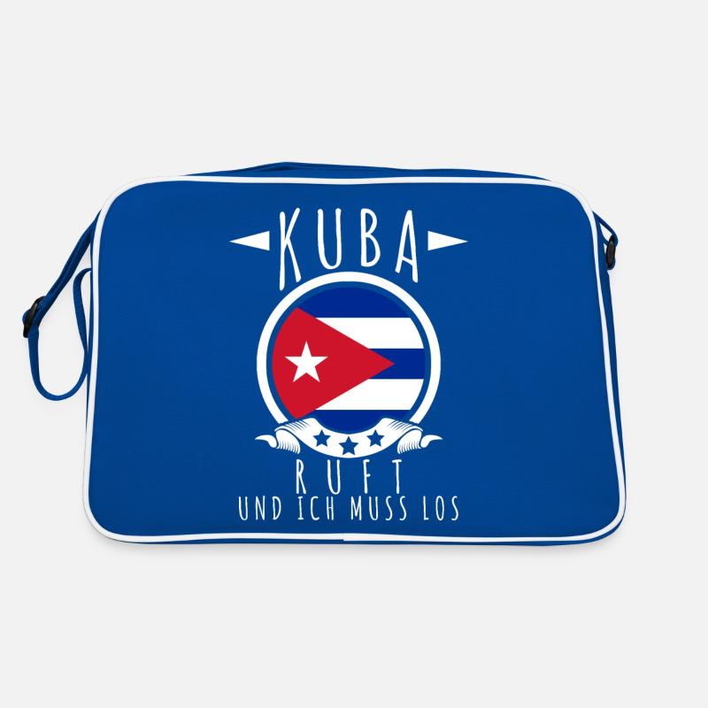 La Havane Cuba lance le drapeau de Cuba Sac Retro