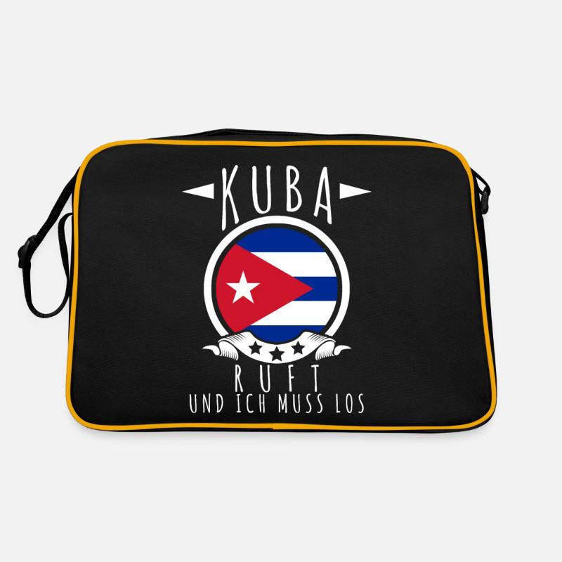 La Havane Cuba lance le drapeau de Cuba Sac Retro