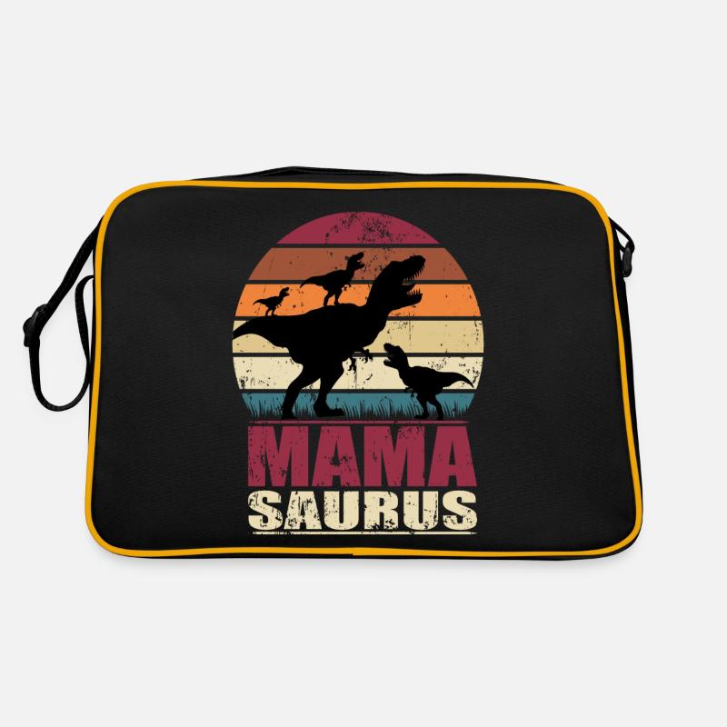 Mamasaurus Rex Dinosaur Nut Dino Triplets Retro Bag