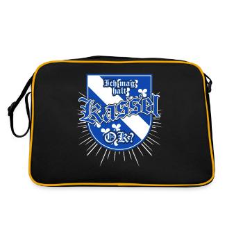 I like Kassel - Retro Bag - black/gold - Back