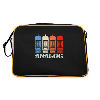 Audiophile - Retro Bag - black/gold - Back