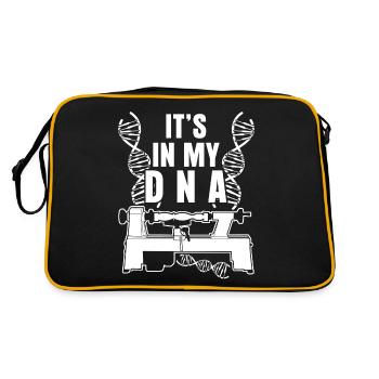 Turning DNA turner - Retro Bag - black/gold - Back