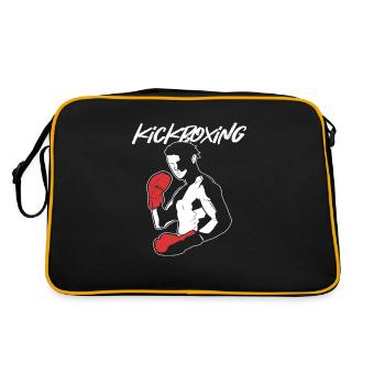 Kick boxing Kickboxer - Retro Bag - black/gold - Back