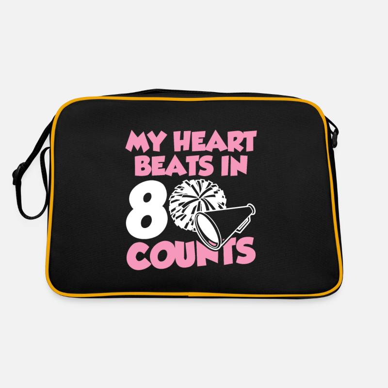 spruch cheerleading Retro Tasche