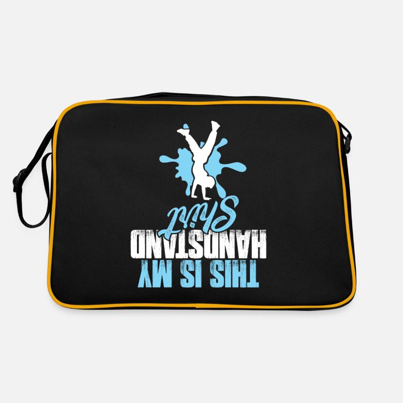 handstand cheerleading Retro Bag