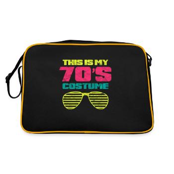 70s - Retro Bag - black/gold - Back