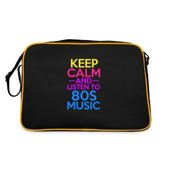 80s - Retro Bag - black/gold - Back