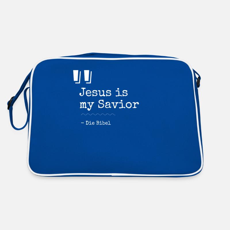 Proverbes chrétiens Jésus is my Savior Sac Retro