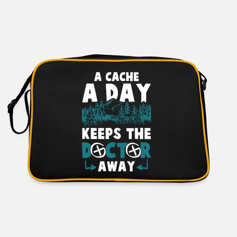 geocaching doktor Retro Tasche