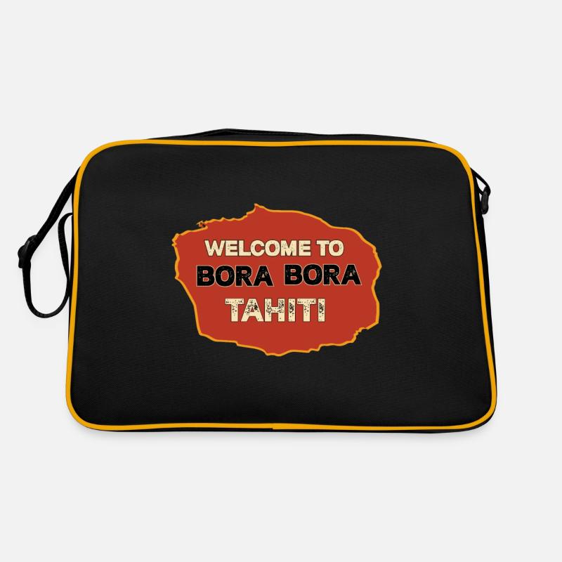 Bora Bora Tahiti soleil mer plage vacances Sac Retro