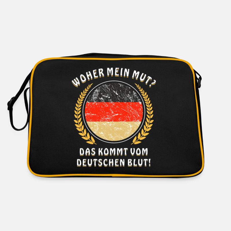MUT VOM DEUTSCHEN BLUT Retro Tasche