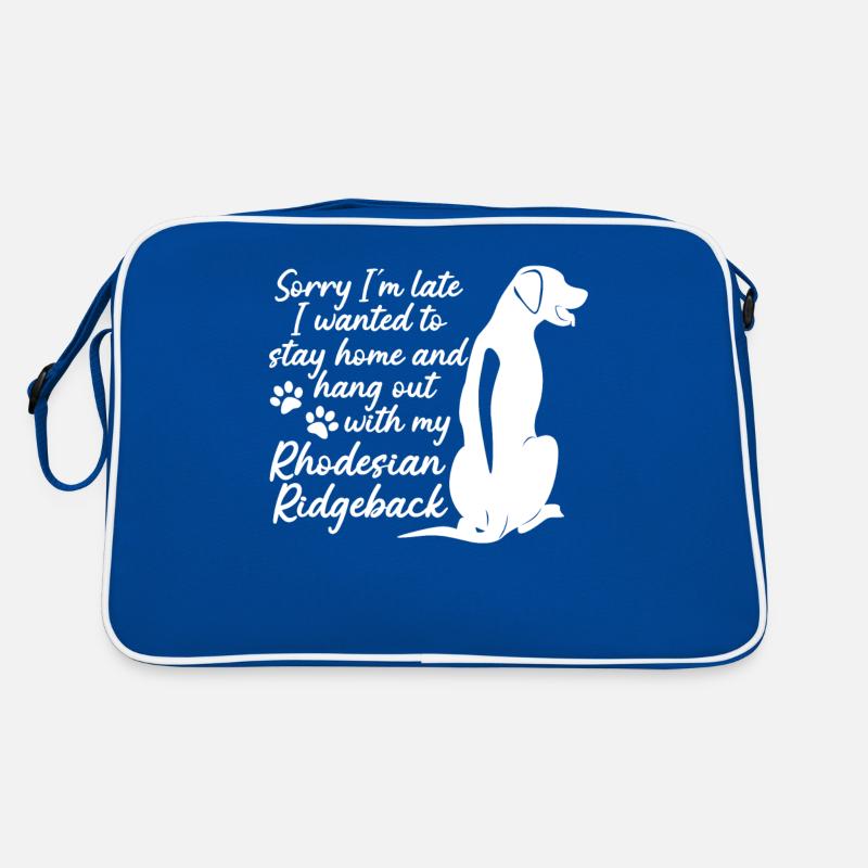 Rhodesian Ridgeback Dog Retro Tasche
