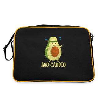 Avocado Cardio - Sac Retro - noir/or - Dos