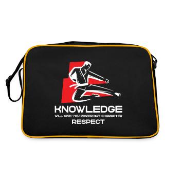 Taekwondo Sagesse Arts martiaux Arts martiaux Arts martiaux - Sac Retro - noir/or - Dos