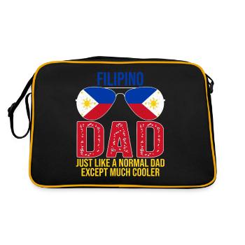 Filipino Dad Philippines Flag Sunglasses Father’s - Sac Retro - noir/or - Dos
