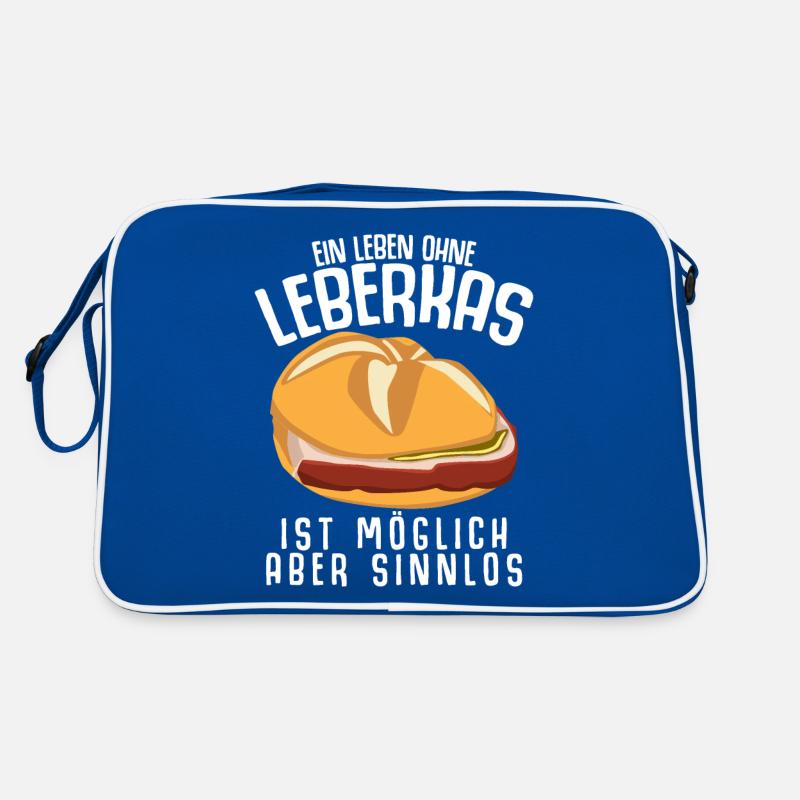 Leberkäse Fleischäse Leberkas Retro Tasche
