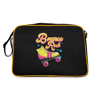 80s - Retro Bag - black/gold - Back