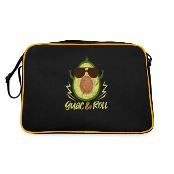 Avocado Rock N Roll - Sac Retro - noir/or - Dos