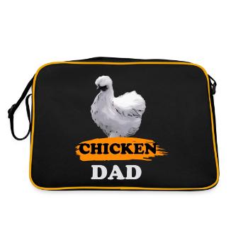 Poulet poulet poule - Sac Retro - noir/or - Dos