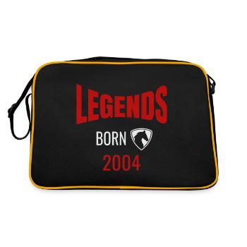 Legends were born in 2004 legends born 2004 - Retro Bag - black/gold - Back