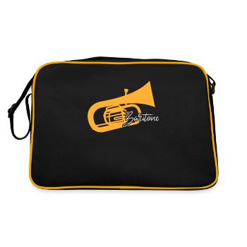 Baryton Baritonhorn concert concert - Sac Retro - noir/or - Dos
