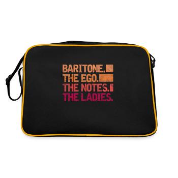 Baryton - Sac Retro - noir/or - Dos