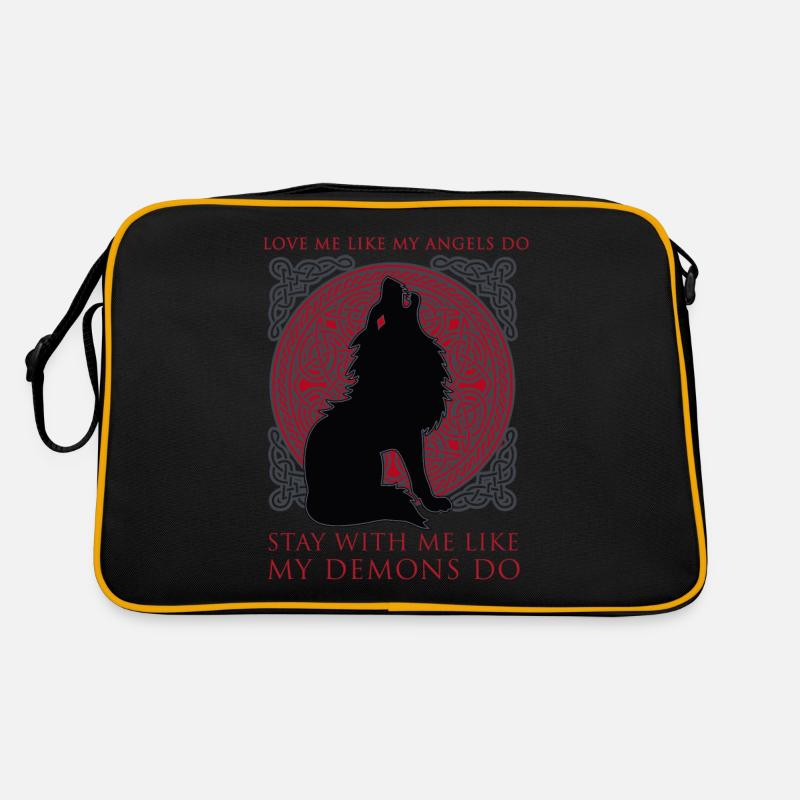 Fenriswolf Fenrir Wolf Demon Gift Retro Bag