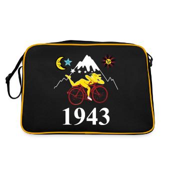 Hofmann Bicycle Day 1943 In the Magic Forest - Retro Bag - black/gold - Back