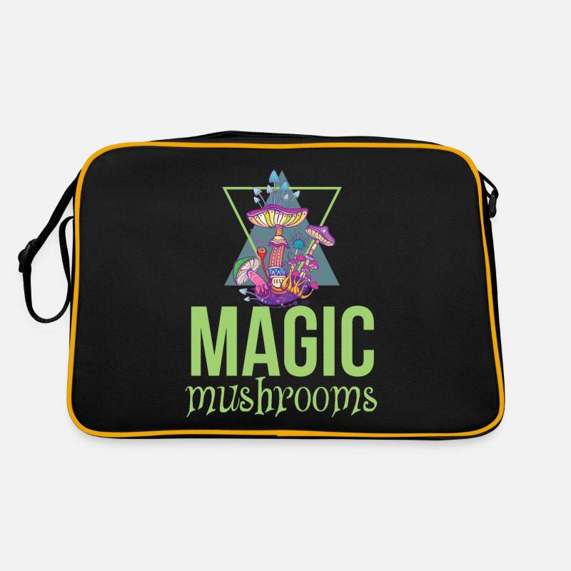 Magic Mushrooms Magic Mushrooms Enchanted Forest Retro Bag