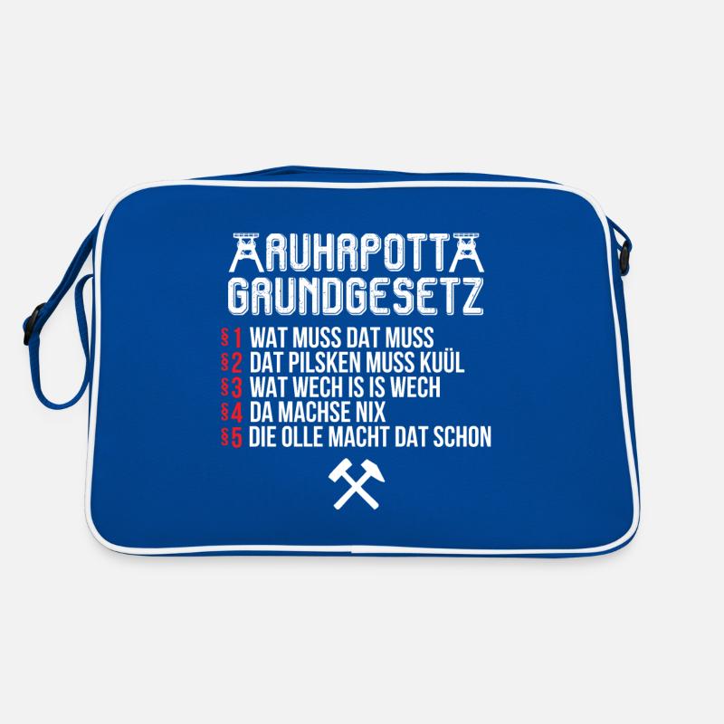 Ruhrpott Basic Law Ruhr Ruhr Area Retro Bag